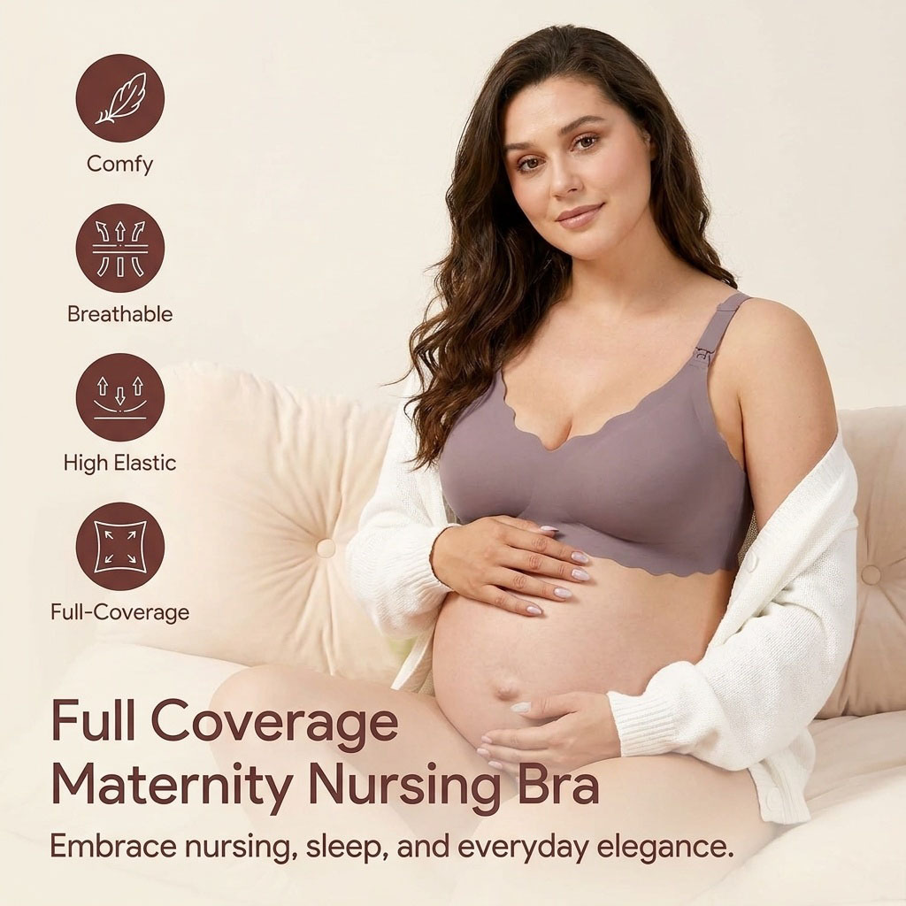 Nursing Bra Sleep - Sujetador de Maternidad y Lactancia Talla