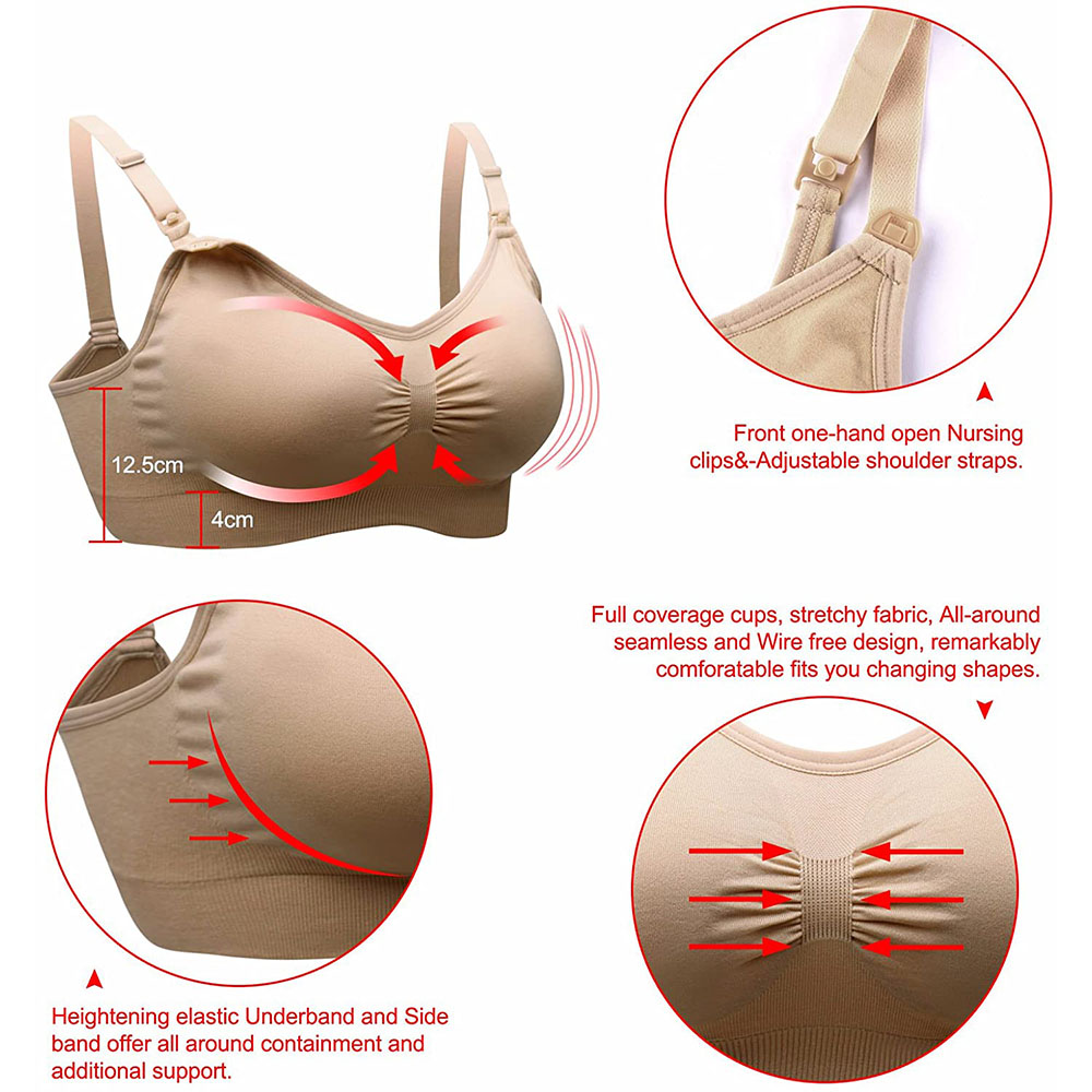 Ropa de lactancia sin aros, su - Nursing Bra Sleep reseña y precio
